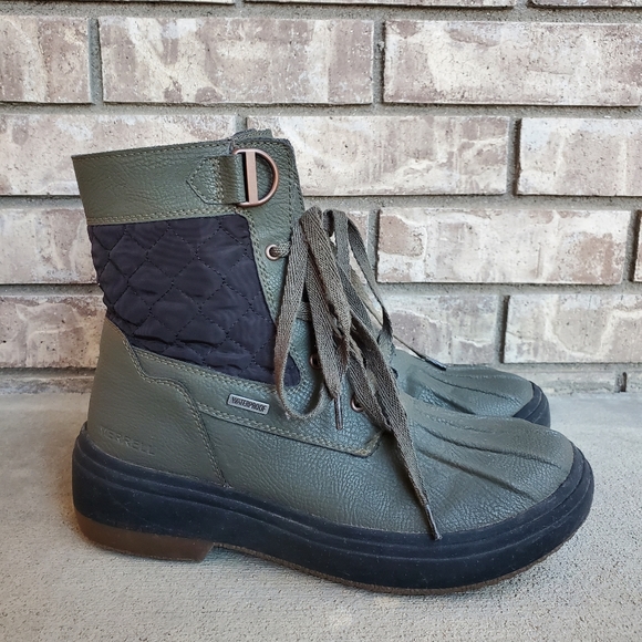 Merrell Holly Mid Lace Waterproof women's boots - Picture 4 of 16